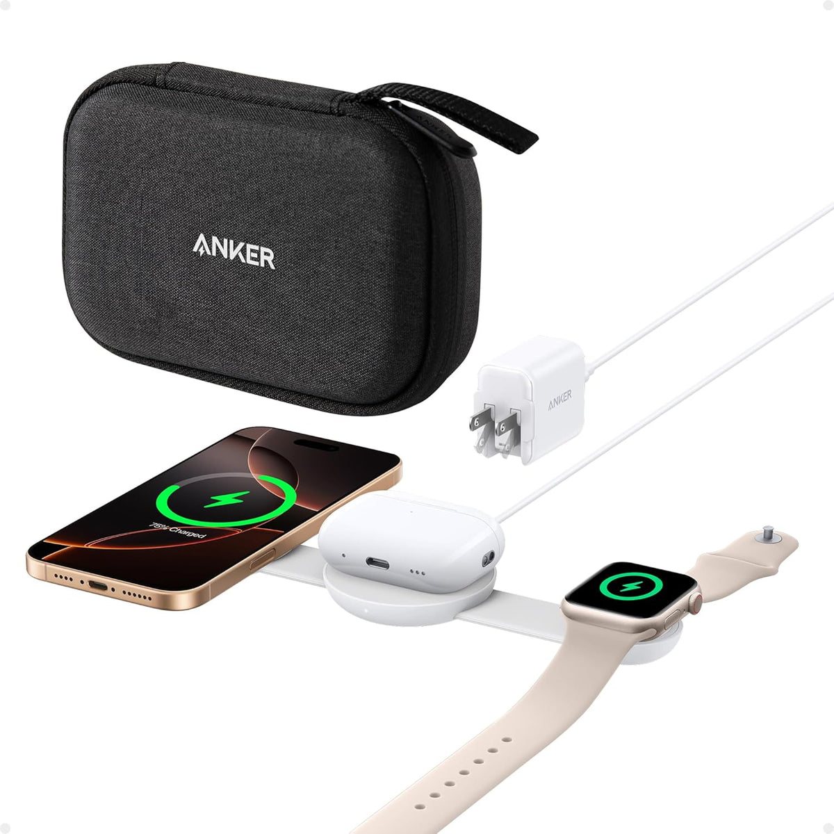 Anker MagGo 3-in-1 Foldable Wireless Charger