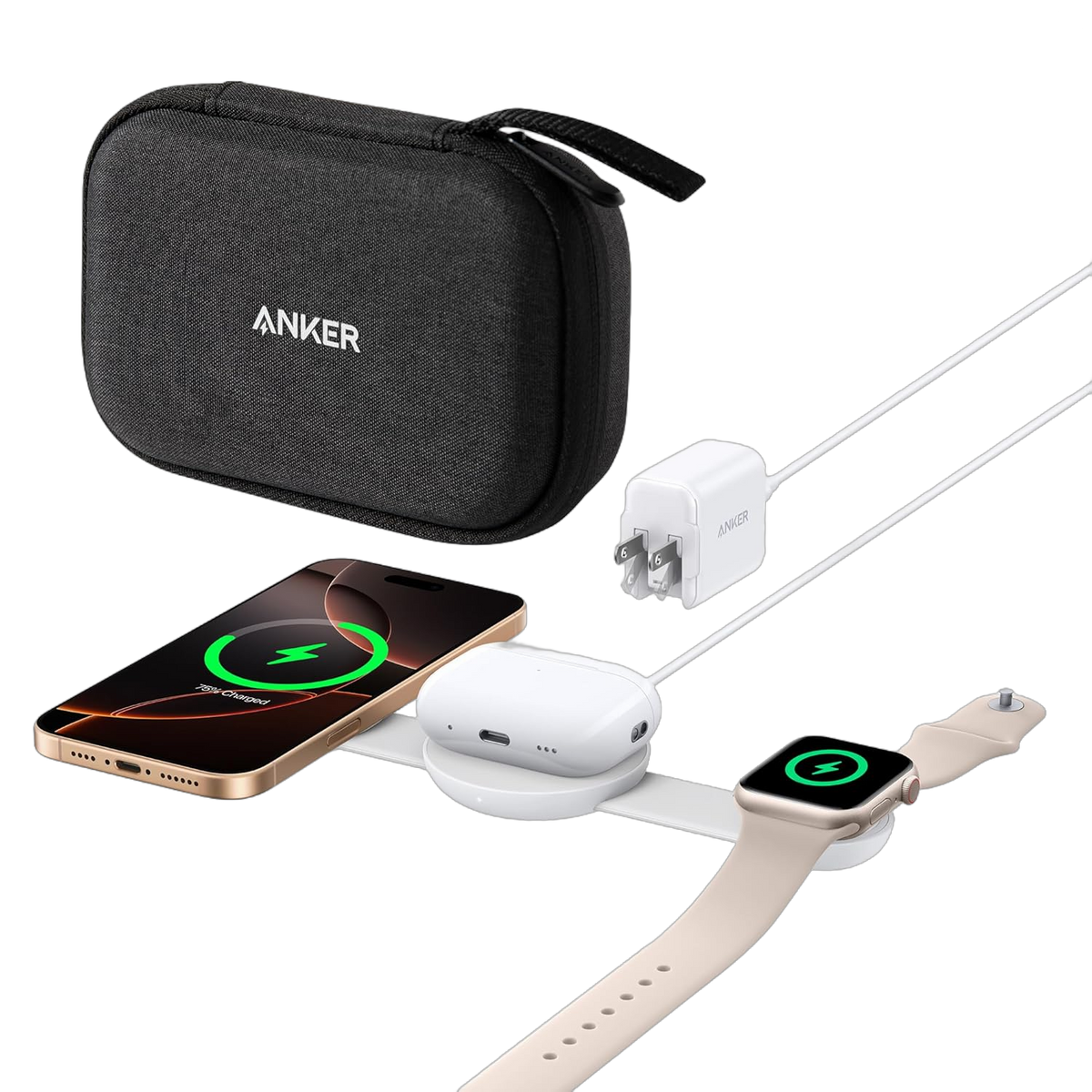 Anker MagGo 3-in-1 Foldable Wireless Charger